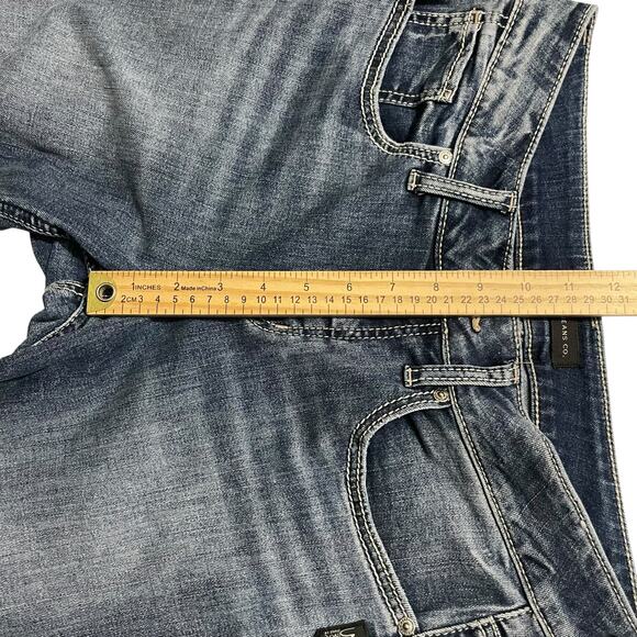 Silver Jeans Womens Jeans Size 30 Suki Straight Mid Rise Zip Fly Blue Denim Jean - Picture 9 of 10